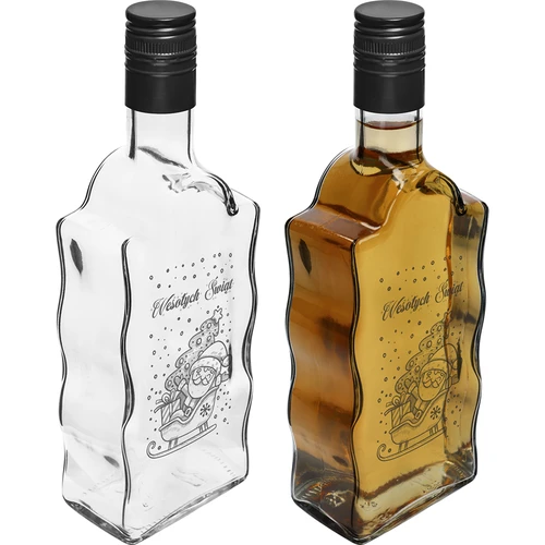 Klasztorna-flaska 500 ml med skruvkork, tryck ”Tomten”, 1 st. - 3
