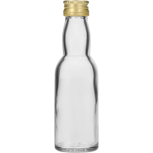 Flaska ”Maluch” med guldfärgat skruvlock, 40 ml, 10 st. - 3