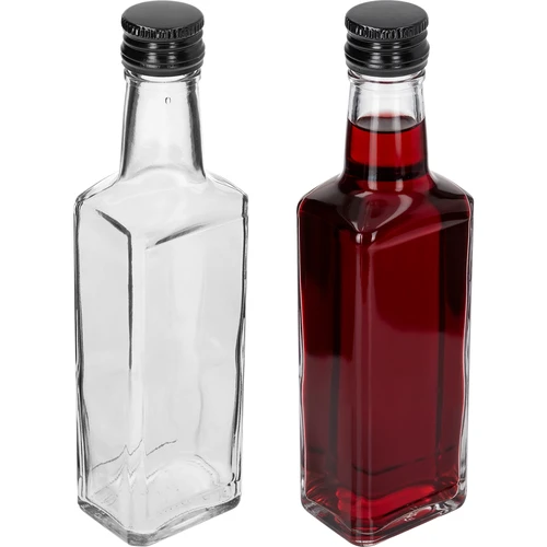 Flaska Receptura 250 ml, svart skruvkapsyl, 1 st. - 4