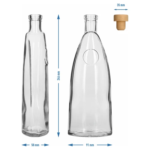 Flaska ”Staromiejska” med svampkork, 500 ml, 1 st. - 6