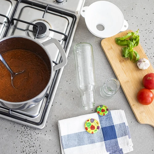 Flaska TO för juice 750ml med lock fi43 - 6st. - 3