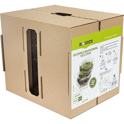 Flernivå groddmaskin Niezłe Ziółko med rädisfrön - 22