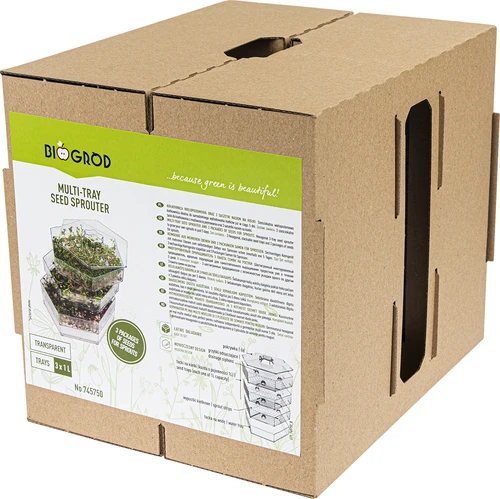 Flernivå groddmaskin Niezłe Ziółko med rädisfrön - 21