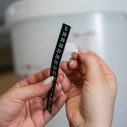 Flytande kristalltermometer (+16°C till +30°C) 13cm - 4