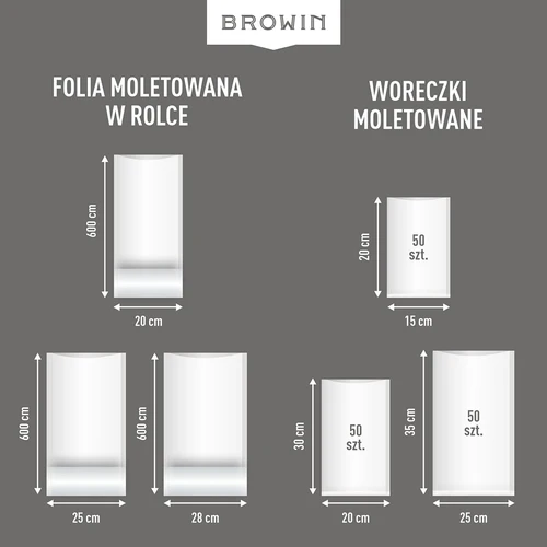 Folie till vakuumförpackare – påsslang 20x600cm - 14