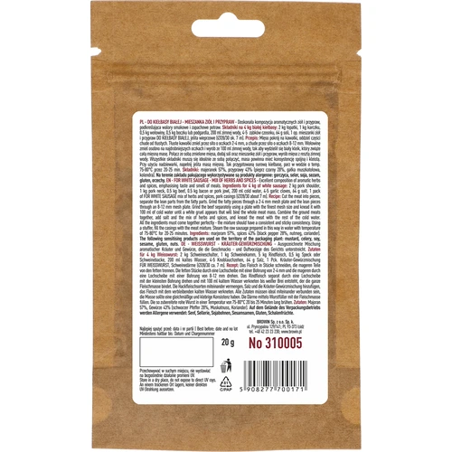 För vit korv - blandning av örter och kryddor - 2