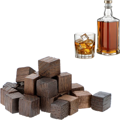 Franska ekkuber, hårt rostade, aromsatta – Whisky, 20 g - 3