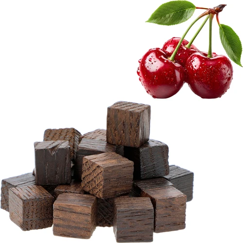 Franska ekkuber, kraftigt rostade, aromatiserade - Körsbär, 20g - 3