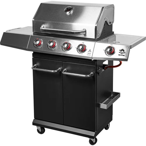 Gasolgrill dragON BBQ101, 11,7 kW, svart-silver