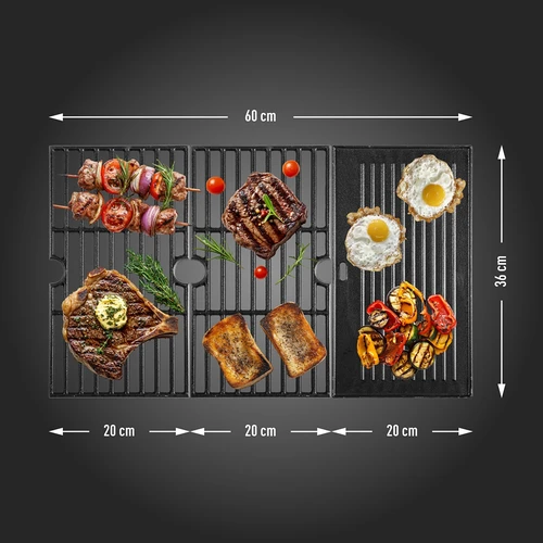 Gasolgrill dragON BBQ101, 11,7 kW, svart-silver - 9