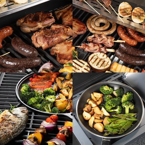 Gasolgrill dragON BBQ201, 18,8 kW, silver - 11