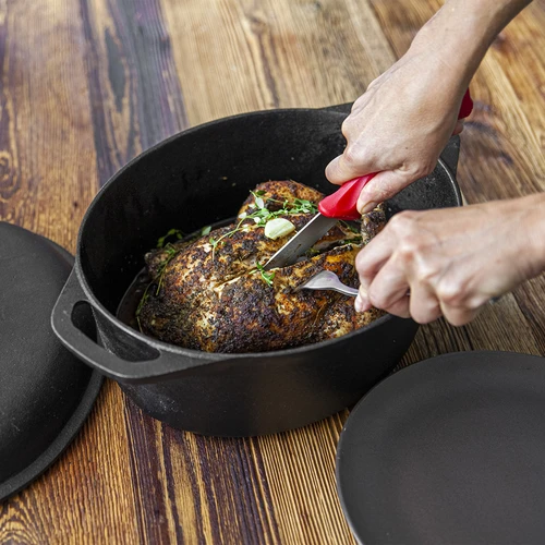 Gjutjärnsgryta för bakning, 5,5 L - 8