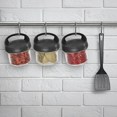 Glasbehållare 235 ml, med lock för upphängning - 6