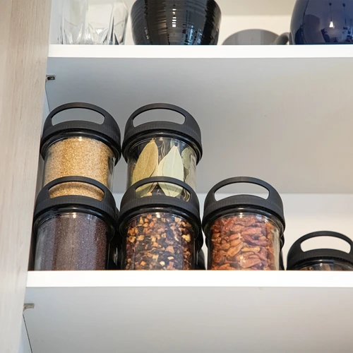 Glasbehållare 350 ml, med lock för upphängning - 7