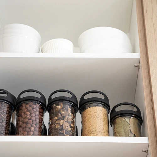 Glasbehållare 545 ml, med lock för upphängning - 7