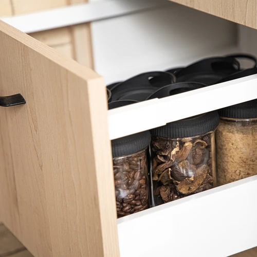 Glasbehållare 545 ml, med lock för upphängning - 8