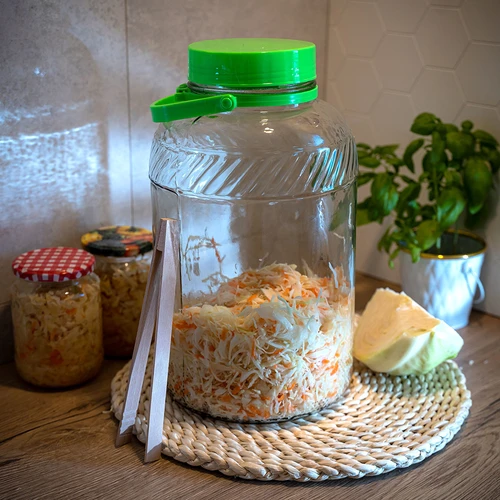 Glasburk 8 L, med tång - 10