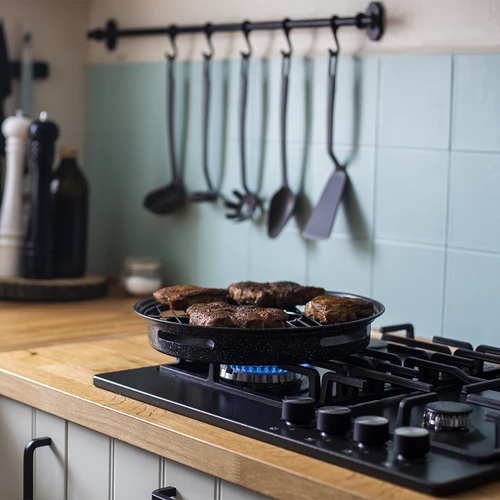 Grillpanna med galler - 4