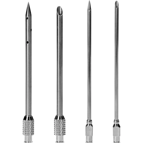 Halvautomatisk charkuterispruta med nålset och slang - 5