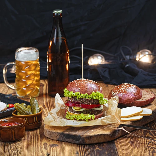 Hamburgerpress - aluminium, diameter 12 cm - 9