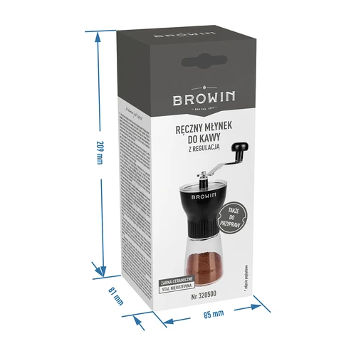 Handdriven kaffekvarn med justering - 8