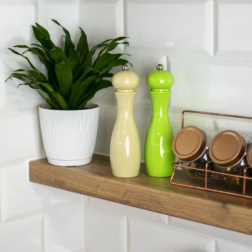 Handkvarn för peppar och salt, 18 cm, grön - 3