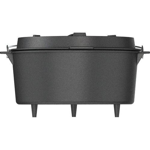 Hängande gjutjärnsgryta med stekpanna - 6