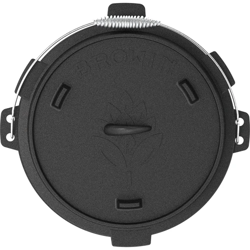 Hängande gjutjärnsgryta med stekpanna - 7