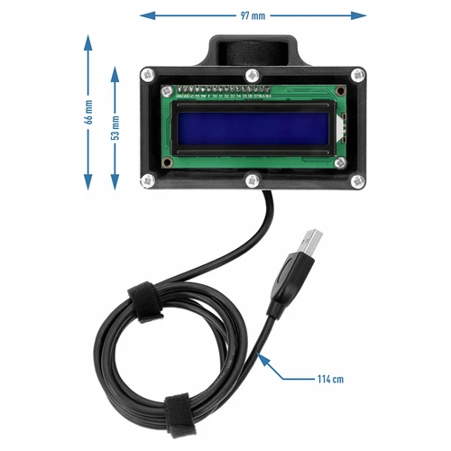 hawkSTILL Wi‑Fi IQ‑set – destillationstermometer med Wi‑Fi och display - 7