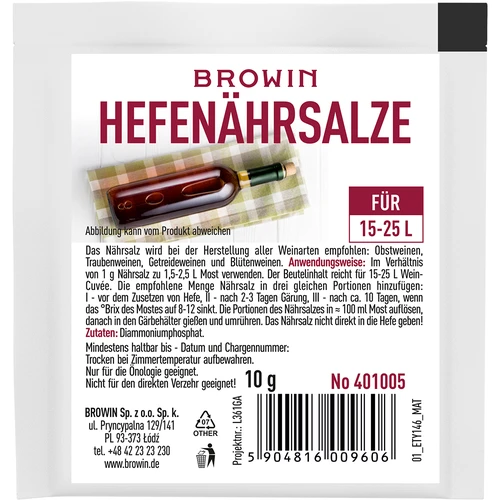 Hefenährsalze 10g