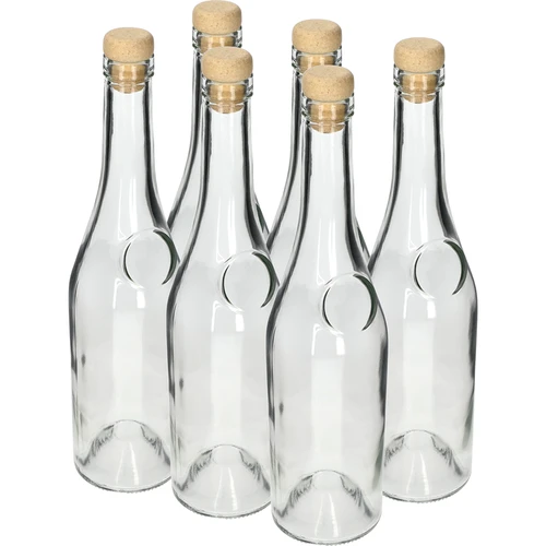 Herbowa-flaska 500 ml med svampformad naturkork, 1 st. - 7