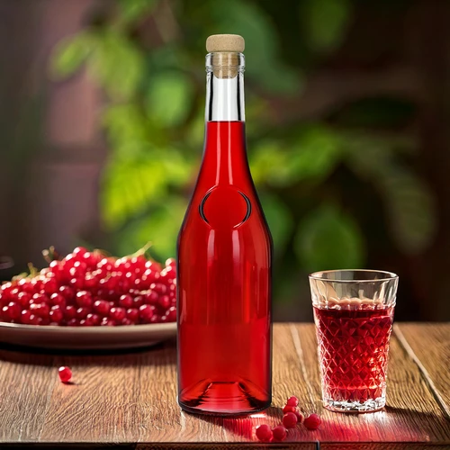 Herbowa-flaska 500 ml med svampformad naturkork, 1 st. - 9