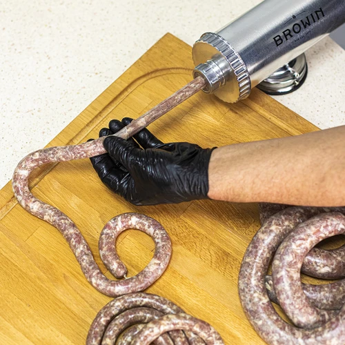 Horisontell korvstoppare 1,5 kg med silikonkolv - 13