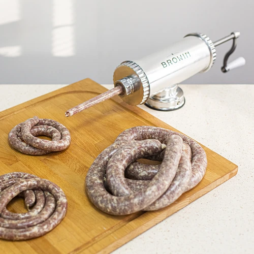 Horisontell korvstoppare 1,5 kg med silikonkolv - 14