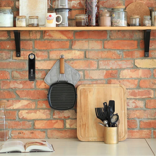 Infraröd kökstermometer, kompakt, med vikbar sond - 15