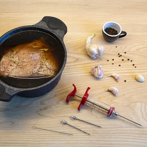 Injektionsspruta 30 ml + 3 nålar + rengöringsborste - 11