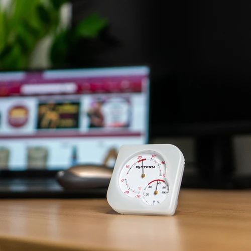 Inomhus bimetalltermometer med hygrometer (-20 till +50°C) mix - 8