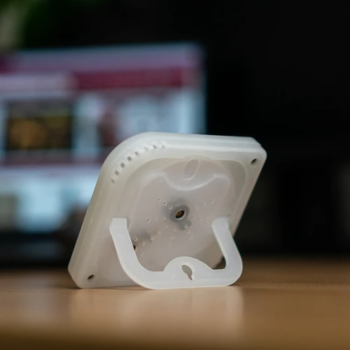 Inomhustermometer bimetall med hygrometer (-20 till +50°C), vit - 9