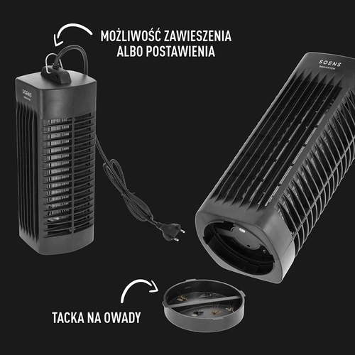 Insektslampa Manhattan UVA 6 W, svart - 6