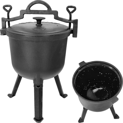 Jägarkittel i gjutjärn med emaljerad insida, 8 L