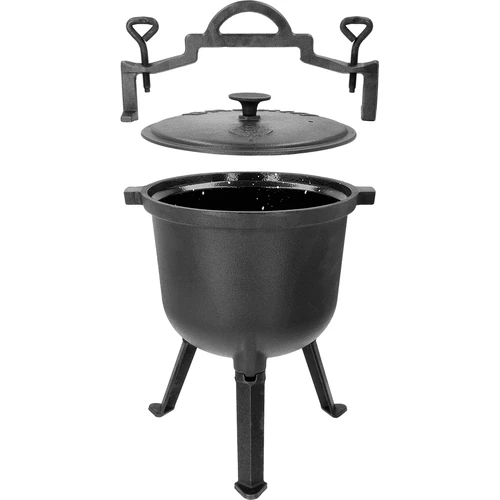 Jägarkittel i gjutjärn med emaljerad insida, 8 L - 2