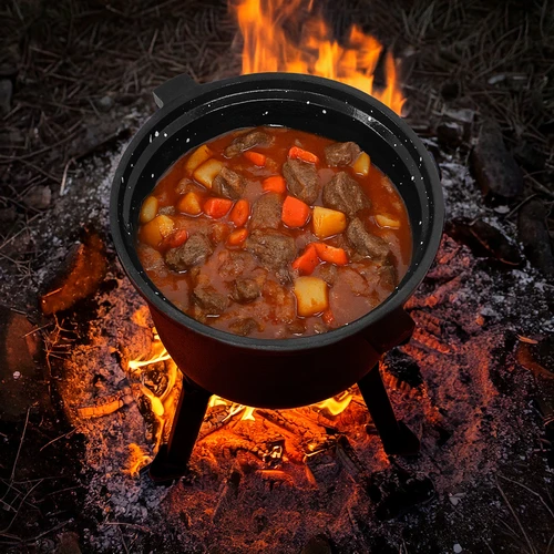 Jägarkittel i gjutjärn med emaljerad insida, 8 L - 7