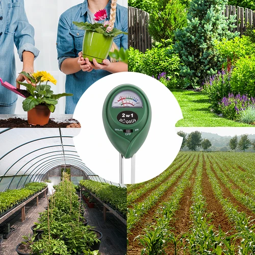 Jordtestare 2i1 - pH, fuktighet - 11