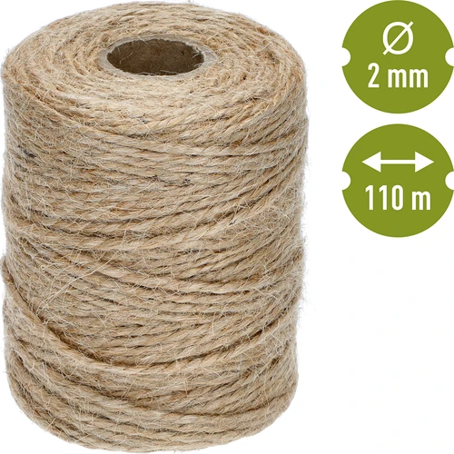 Jutesnöre 2 mm/110 m/250 g - 4