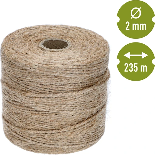 Jutesnöre 2 mm/235 m/500 g - 4