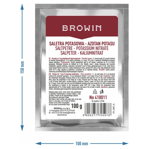 Kaliumnitrat för saltning av kött, 100 g - 6