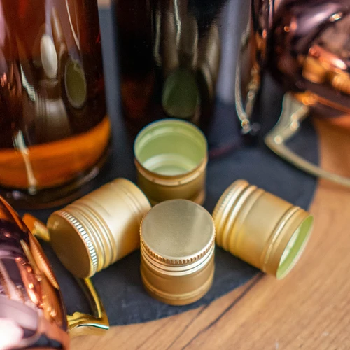 Kapsyl för flaskor fi31,5/24 - guld - 6 st. - 2