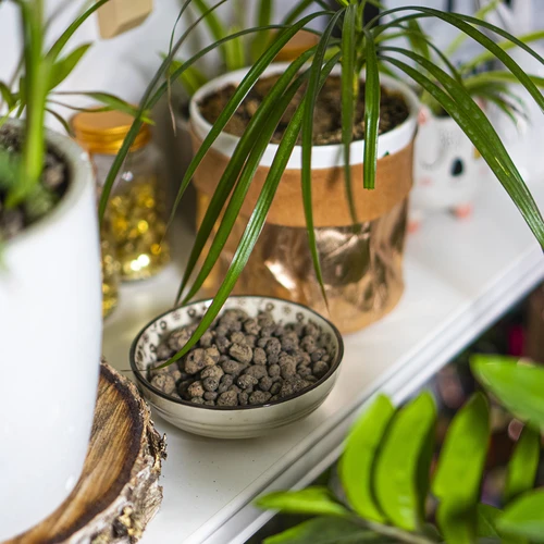 Keramzit för krukväxter, trädgårdsskötsel och skogar i glas 10–20 mm, 4L - 12