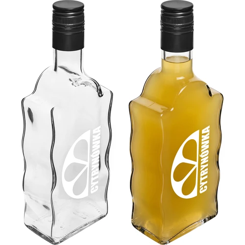 Klasztorna-flaska 500 ml med skruvkork och tryck ”Cytrynówka”, mönster 2 - 4