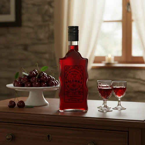 Klasztorna-flaska 500 ml med skruvkork, tryck ”Nalewka”, 1 st. - 6